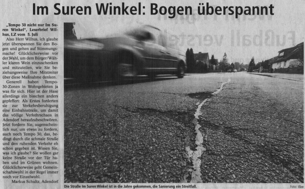 Im Suren Winkel: Bogen überspannt
