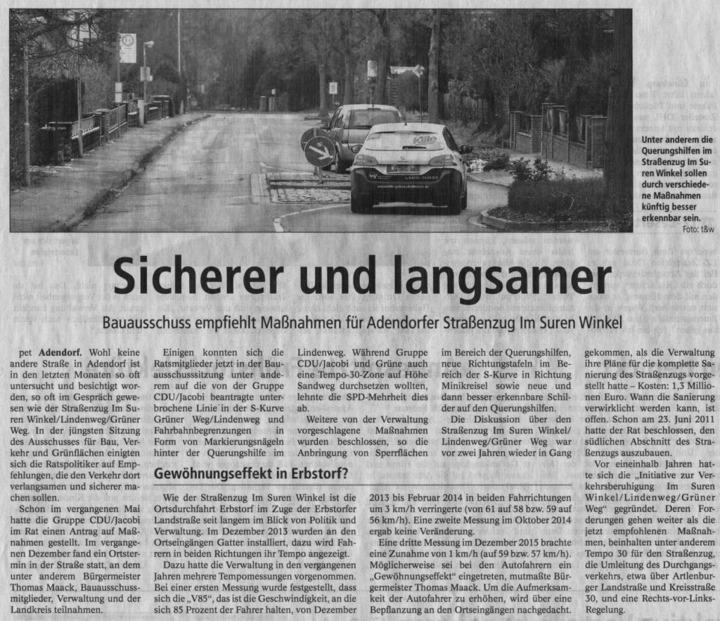 Sicherer und langsamer