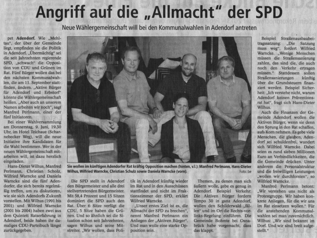 Angriff auf die "Allmacht" der SPD