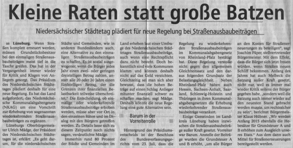 Kleine Raten statt große Batzen