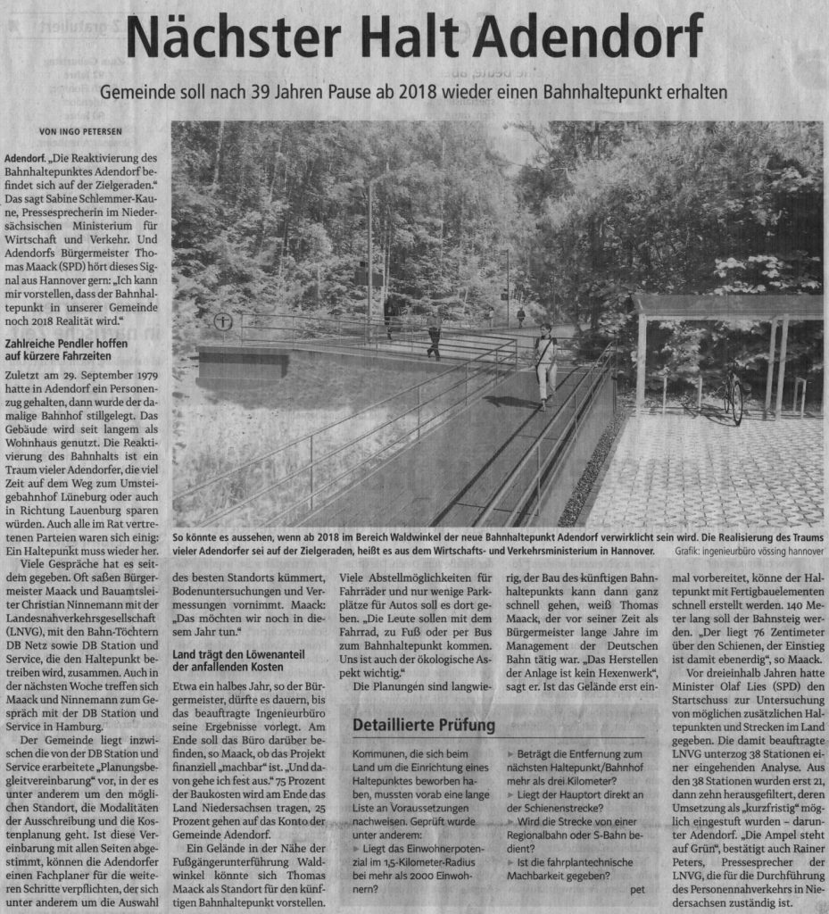 Nächster Halt Adendorf