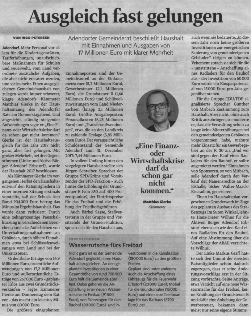 Ausgleich fast gelungen