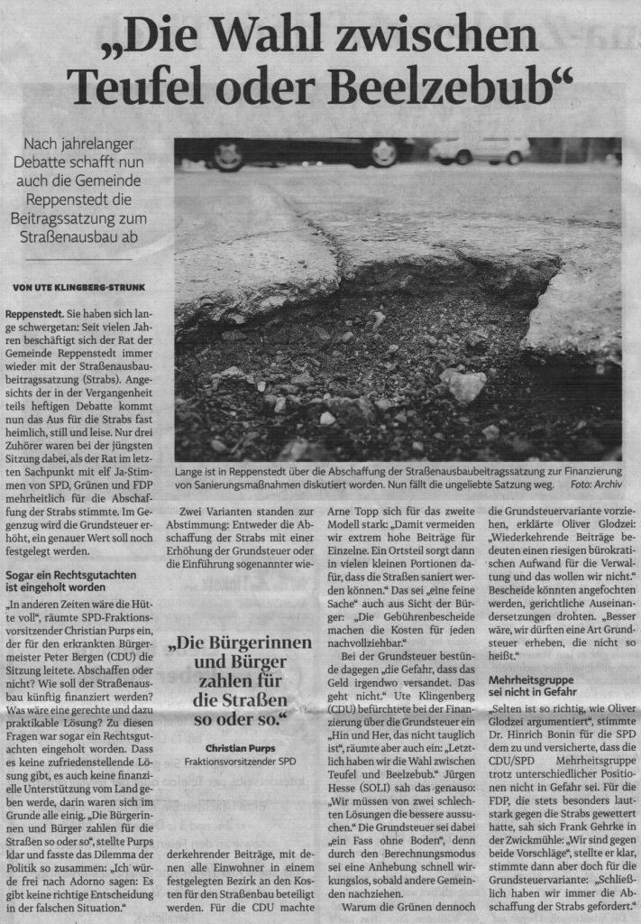 "Die Wahl zwischen Teufel oder Beelzebub"